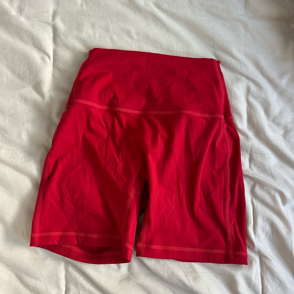 SET Active Bold Red Bike Shorts
